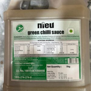 FoodCoast Green Chilli Sauce 5kg