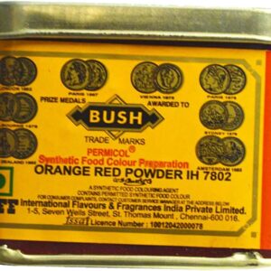 Bush – Orange Red Colour (7802) 100gm