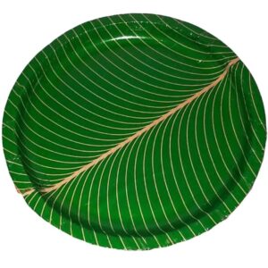 Disposable – Green Paper Plate 100Pcs