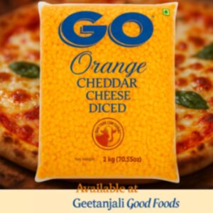 Go – Orange Cheddar Cheese Diced 2kg