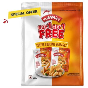 Godrej Yummiez – Chicken Cheese Cocktail Sausages 400g