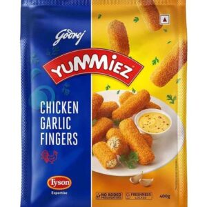 Godrej Yummiez – Chicken Garlic Fingers 400g