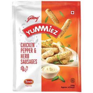 Godrej Yummiez – Chicken Pepper and Herb Sausages 250g