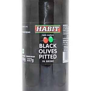 Habit – Black Pitted Olives 430g
