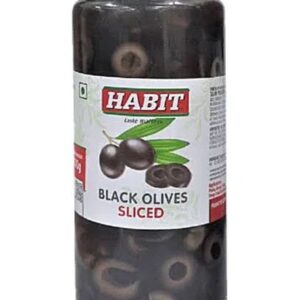 Habit – Black Sliced Olives 430g