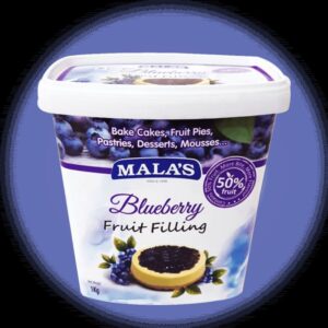 Mala’s – Blueberry Fruit Filling 1Kg