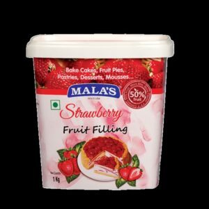 Mala’s – Strawberry Fruit Filling 1Kg