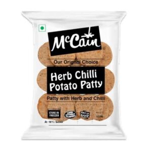 McCain Food Service – Herb Chilli Potato Patty 1.5Kg Pack