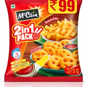 McCain – 2 in 1 French Fries and Smiles 375g