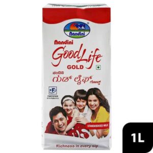 Nandini – Good Life Gold Standardised Milk 1Ltr