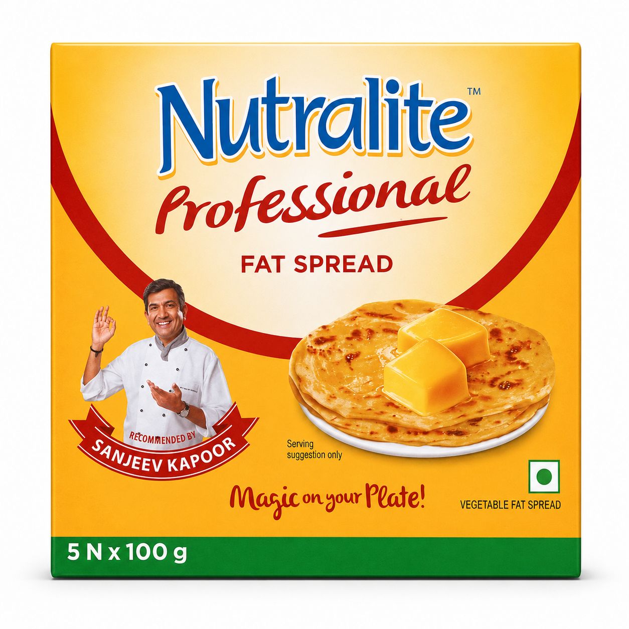 Nutralite Premium Table Fat Spread (5 x 100g Multi-Pack)
