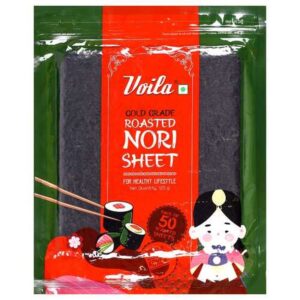 Voila – Gold Grade Roasted Nori (Seaweed) Sheet 50 Pieces