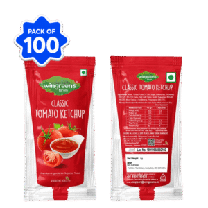Wingreens – Classic Tomato Ketchup Sachet 100x8gm