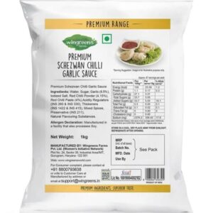 Wingreens – Premium Schezwan Chilli Garlic Sauce 1Kg
