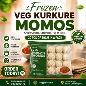 Xinng Frozen Veg Kurkure Momos 30x30gm